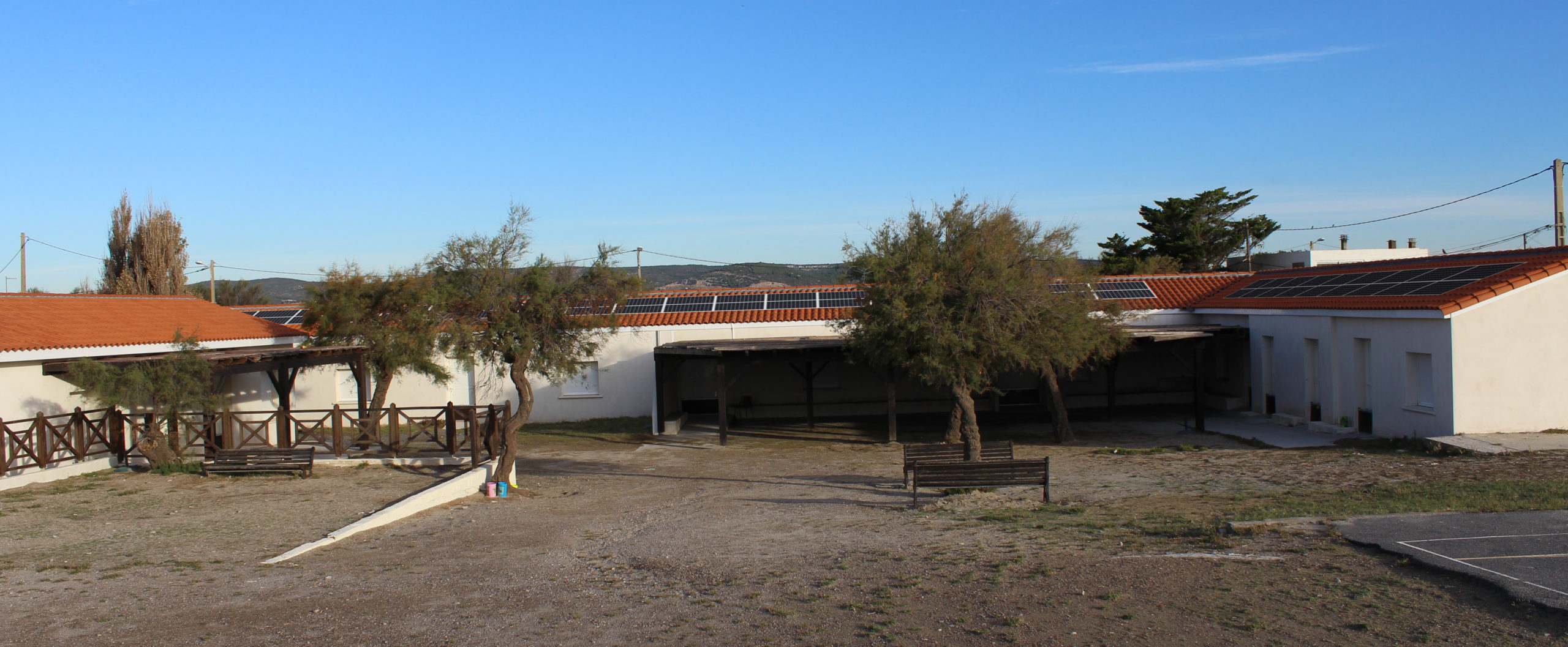 Les Mouettes Frontignan - montage photo du projet d'installation photovoltaïque