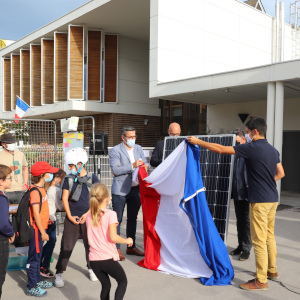 Inauguration installation Groupe scolaire des Lavandins